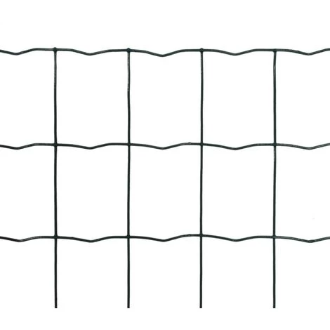 LES TENDANCES Clôture Euro Acier 25 X 1,2 M Vert 2 LES TENDANCES Clôture Euro Acier 25 X 1,2 M Vert – Image 2