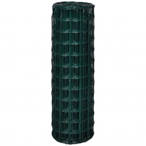 LES TENDANCES Clôture Euro Acier 25 X 1,2 M Vert 3 LES TENDANCES Clôture Euro Acier 25 X 1,2 M Vert – Image 3