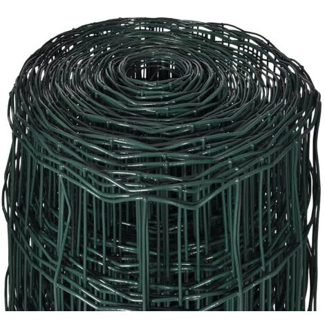 LES TENDANCES Clôture Euro Acier 25 X 1,2 M Vert 4 LES TENDANCES Clôture Euro Acier 25 X 1,2 M Vert – Image 4
