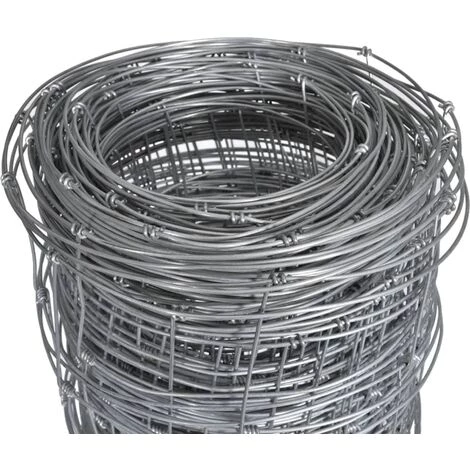 TRUE DEAL Clôture De Jardin Acier Galvanisé 50x0,8 M Argenté 4 TRUE DEAL Clôture De Jardin Acier Galvanisé 50x0,8 M Argenté – Image 4