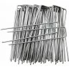 BEICHEN 50Pcs Piquets De Jardin En Forme De U - 40*150 2.5mm Pour La Fixation De Toiles Et De Feuilles De Mauvaises Herbes