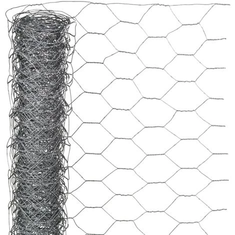 Nature Grillage Métallique Hexagonal 0,5x2,5 M 25 Mm Acier Galvanisé - Gris 1 Nature Grillage Métallique Hexagonal 0,5x2,5 M 25 Mm Acier Galvanisé - Gris