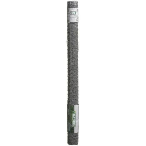 Nature Grillage Métallique Hexagonal 0,5x2,5 M 25 Mm Acier Galvanisé - Gris 3 Nature Grillage Métallique Hexagonal 0,5x2,5 M 25 Mm Acier Galvanisé - Gris – Image 3