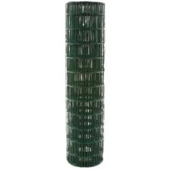 Grillage Résidentiel Plastifié Vert Filiac - Maille 100 X 75 Mm - Hauteur 1,5 M - Longueur 25 M