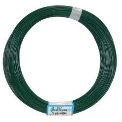 FILGRAF - Fil Attache Plastifié Vert - 50 M - D: 2 Mm