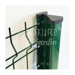 CLOTURE & JARDIN Kit Grillage Rigide Vert 10M - JARDIMALIN - Fil 4mm - Sur Platines - 0,63 Mètre - Vert (RAL 6005) -Grillage et accessoire Soldes 9577697 4